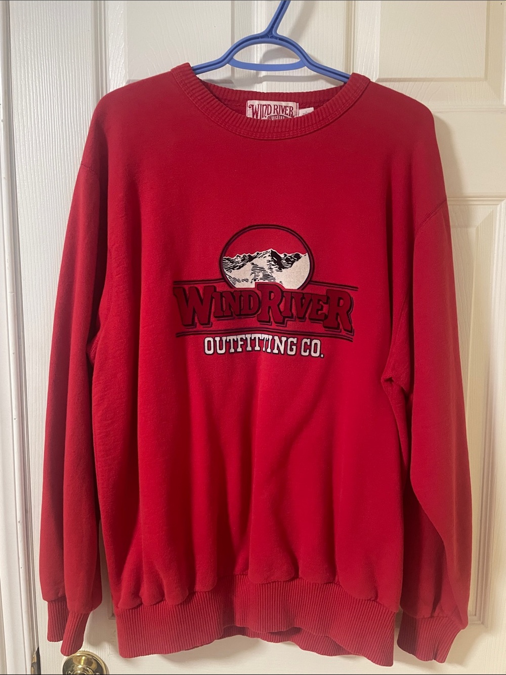 Wind River Outfitting Co. Men's Red Crewneck